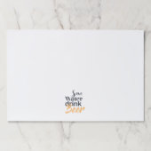 トレンディーおもしろい、都市デザイン救水飲料ビール ペーパーパッド (正面)