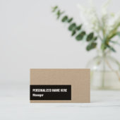 トレンディーおよびモダンマネージャの名刺 名刺 (スタンド正面)