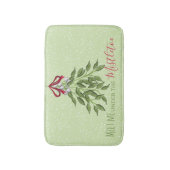 トレンディーお洒落ホリデークリスマスカスタムキュート バスマット (正面縦)