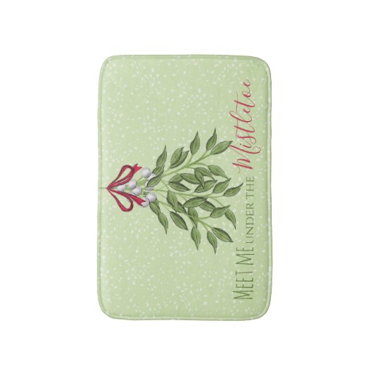 トレンディーお洒落ホリデークリスマスカスタムキュート バスマット (正面縦)