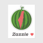 トレンディーかわいいスイカパレスティナの地図アートワーク シール (シート)