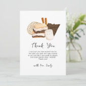 トレンディーかわいいズ'more Love & おもしろいベビーシャワー サンキューカード (スタンド正面)