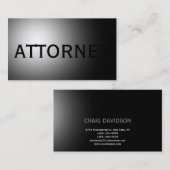トレンディーかわいいプレーン弁護士名刺 名刺 (正面/裏面)