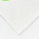 トレンディーかわいいモダン蝶水玉模様キッズ フリースブランケット (角)