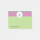 トレンディーかわいい復活祭の漫画おもしろいのバニー ポストイット (正面)