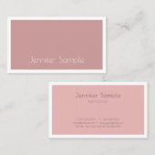 トレンディーかわいらしスタイリッシュモダンお洒落サロン 名刺 (正面/裏面)