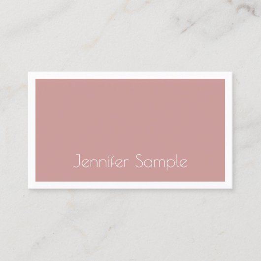 トレンディーかわいらしスタイリッシュモダンお洒落サロン 名刺 (正面)