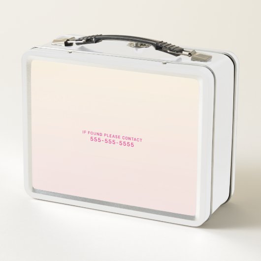 トレンディーかわいらしソルベットアイスクリームコーン散布 メタルランチボックス (裏面)