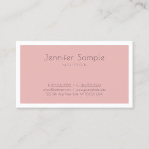 トレンディーかわいらしデザインモダンクリエイティブお洒落サロン 名刺