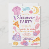 トレンディーそり誕生日招待状 招待状 (正面)