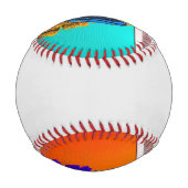 トレンディーとカラフル 野球ボール (裏面)