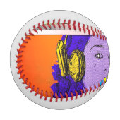トレンディーとカラフル 野球ボール (正面左)