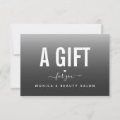 トレンディーとグレーモダングラデーショグラデーションンの美しいサロン (正面)