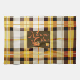 トレンディーとスタイリッシュ「秋の雰囲気」 キッチンタオル