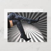 トレンディーとモダンブートアート ポストカード (正面/裏面)