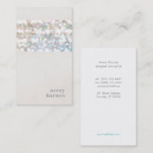 トレンディーとリスタイリッシュネンフェイク《写真》ぼけ味グリッター 名刺 (正面/裏面)