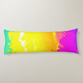 トレンディーと時代を超越した雲の模様アート ボディピロー (裏面)