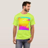 トレンディーと時代を超越した雲の模様アート Tシャツ (正面フル)