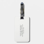 トレンディーと植おもしろい物のレディ（サボテン） ラゲッジタグ (裏面縦)