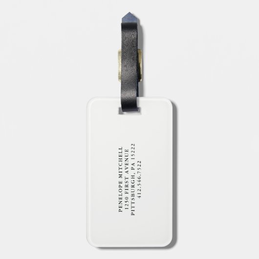 トレンディーと植おもしろい物のレディ（サボテン） ラゲッジタグ (裏面縦)