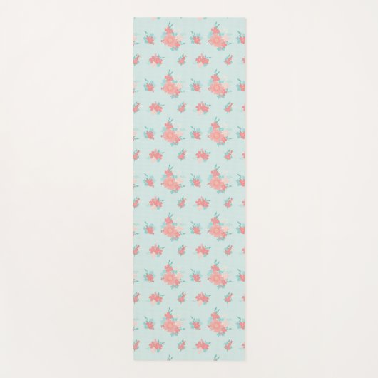 トレンディーと美しいフローラデザイン ヨガマット (正面)