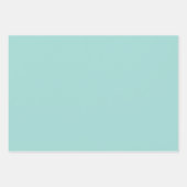 トレンディーと芸術的水色マカロンパターン ラッピングペーパーシート (正面3)