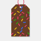 トレンディーなアイスクリームサマー誕生日パーティーのお礼 ギフトタグ (裏面)