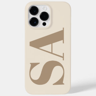 トレンディーなアンティークホワイトのモノグラムケースメイト Case-Mate iPhone 14 PRO MAXケース