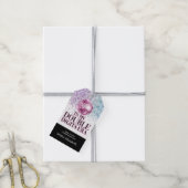 トレンディーなグリッター ディスコ ダブル 数字 エラーペーパー ギフトタグ (より糸付き)