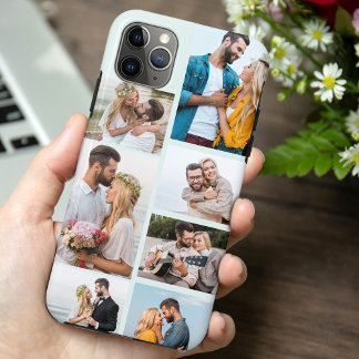 トレンディーなセーフォームの7枚の写真コラージュ iPhone 11 PRO MAXケース