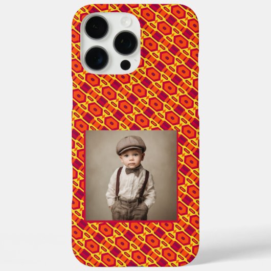 トレンディーな結婚記念日の妻へのギフト トリバル柄  Case-Mate iPhoneケース (裏面)