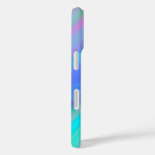 トレンディーな高級感のある緑青紫の疑似ホログラム Case-Mate iPhoneケース (裏面 / 右)