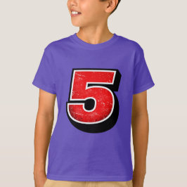 トレンディーな5歳の誕生日Tシャツ Tシャツ
