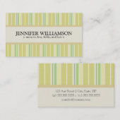 トレンディーによってカスタマイズお母さんのテレホンカードは縞で飾ります: 02 コーリングカード (正面/裏面)