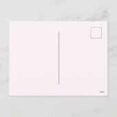 トレンディーのアーチ写真メリークリスマスの葉ピンク シーズンポストカード (裏面)