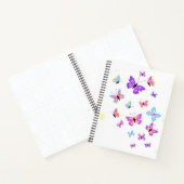 トレンディーのカラフル蝶ノート ノートブック (内部)