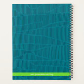 トレンディーのグパーソナライズされたリーン名 プランナー手帳 (裏面)