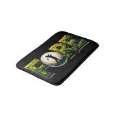 トレンディーのシルエット付きゴルフゴルフデザイン バスマット (アングル)