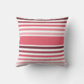 トレンディーのストライプ品種でコーラルピンク クッション (裏面)
