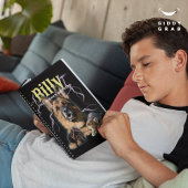 トレンディーのパーソナライズされたBootleg Dog写真90s ノートブック