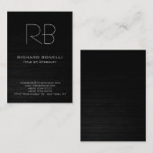 トレンディーのモダン丸い木の背景名刺 名刺 (正面/裏面)