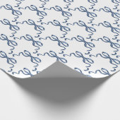 トレンディーのリボン弓 ラッピングペーパー (角)