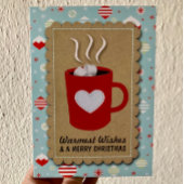 トレンディーの休日"暖かい願い"クリスマス シーズンカード