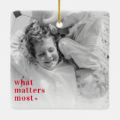 トレンディーの写真と最も重要なRedQuote前向きの内容 セラミックオーナメント (裏面)