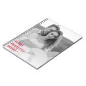 トレンディーの写真と最も重要なRedQuote前向きの内容 ノートブック (左側)