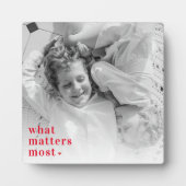 トレンディーの写真と最も重要なRedQuote前向きの内容 フォトプラーク (正面)