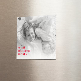 トレンディーの写真と最も重要なRedQuote前向きの内容 マグネット