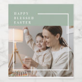 トレンディーの写真 | Green Happy 賛美 Easter ワインラベル (シングルラベル)