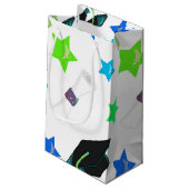 トレンディーの卒業キャップと星 スモールペーパーバッグ (裏面アングル)