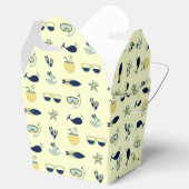 トレンディーの夏のアイコンのパターン フェイバーボックス (オープン)